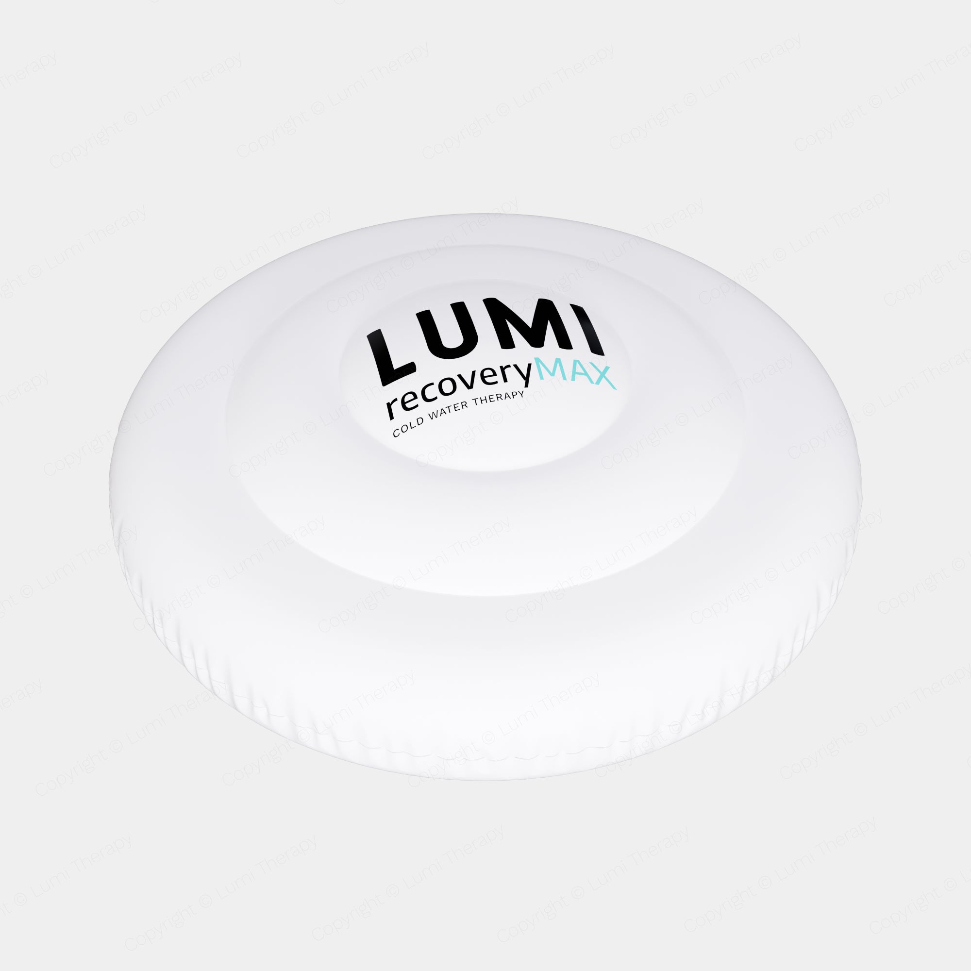 NL - MAX Warranty replacement part featuring white circular LUMI recovery MAX pod component with textured ridged edges and branded logo on smooth domed surface, essential for pod maintenance and repair
