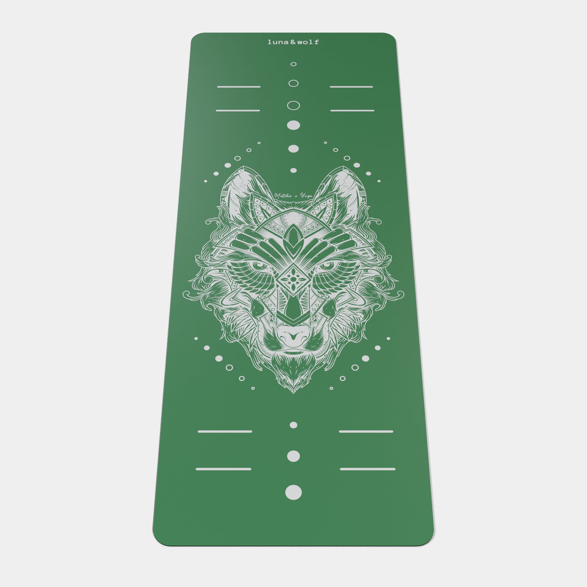 Eco Wolf Yoga Mat Matcha - Main Image