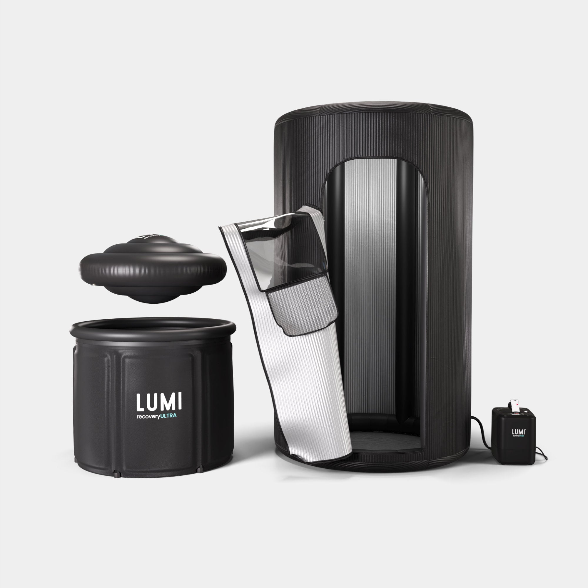 LUMI Sauna MAX and Pod Ulltra ice bath