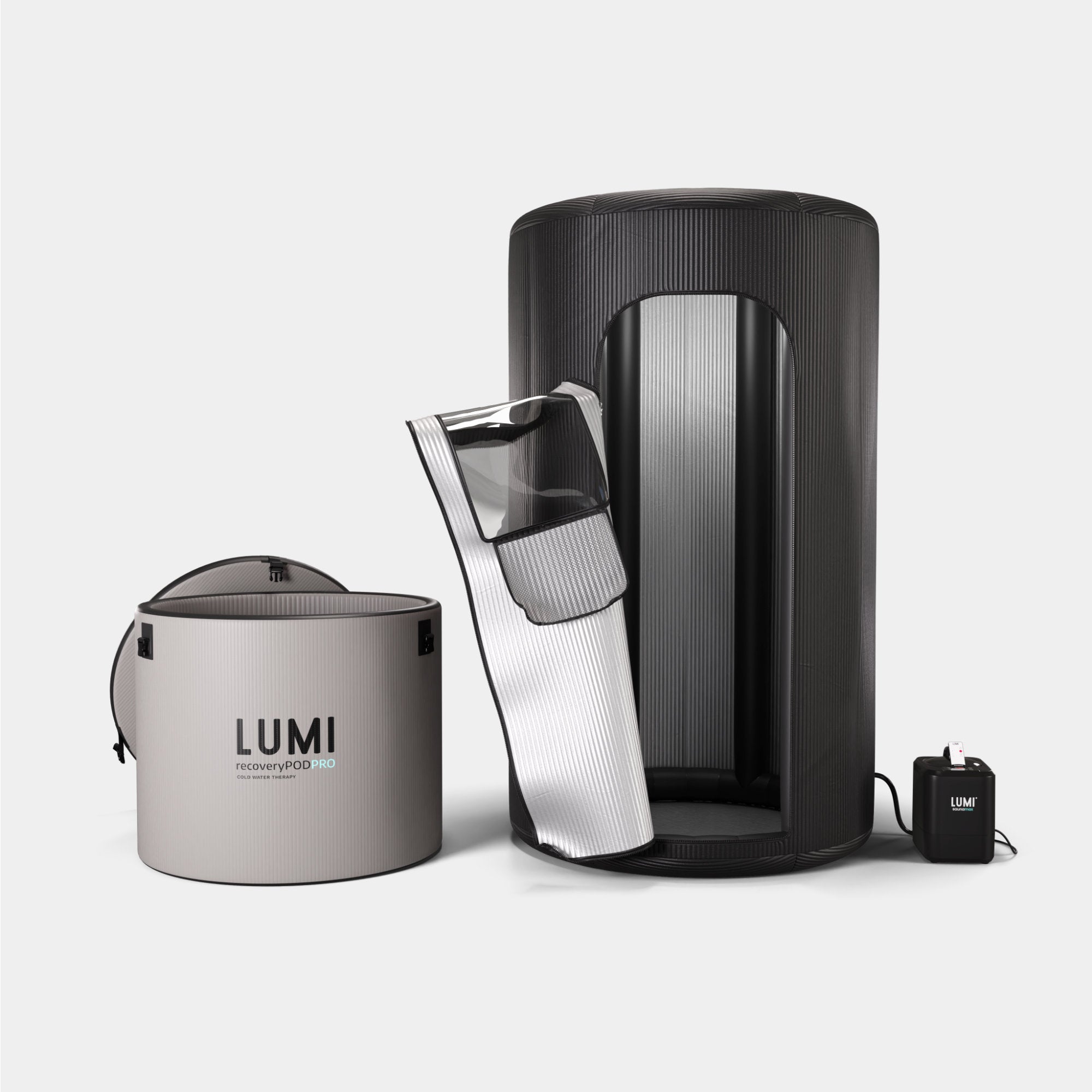 LUMI Sauna MAX and Pod PRO ice bath