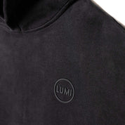 Unisex LUX Heavyweight Oversized Hoodie Black Wash