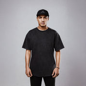 Men's LUX Heavyweight Oversized T-Shirt Black Wash