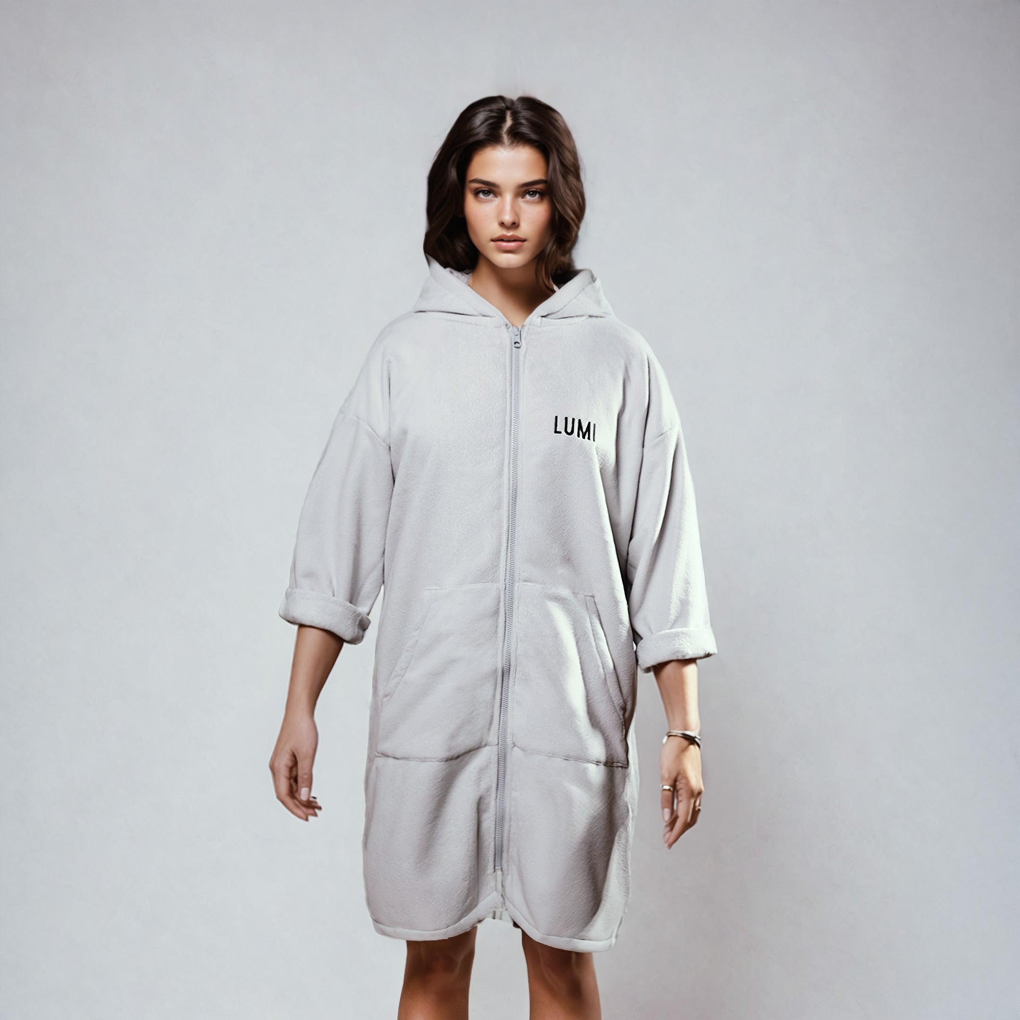 PRO DUO Changing Robe - in Grey