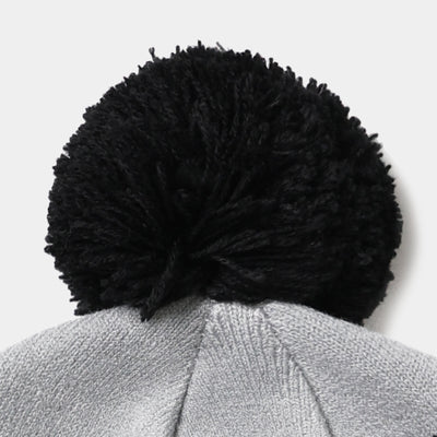 LUMI Bobble Hat Grey Pom Pom