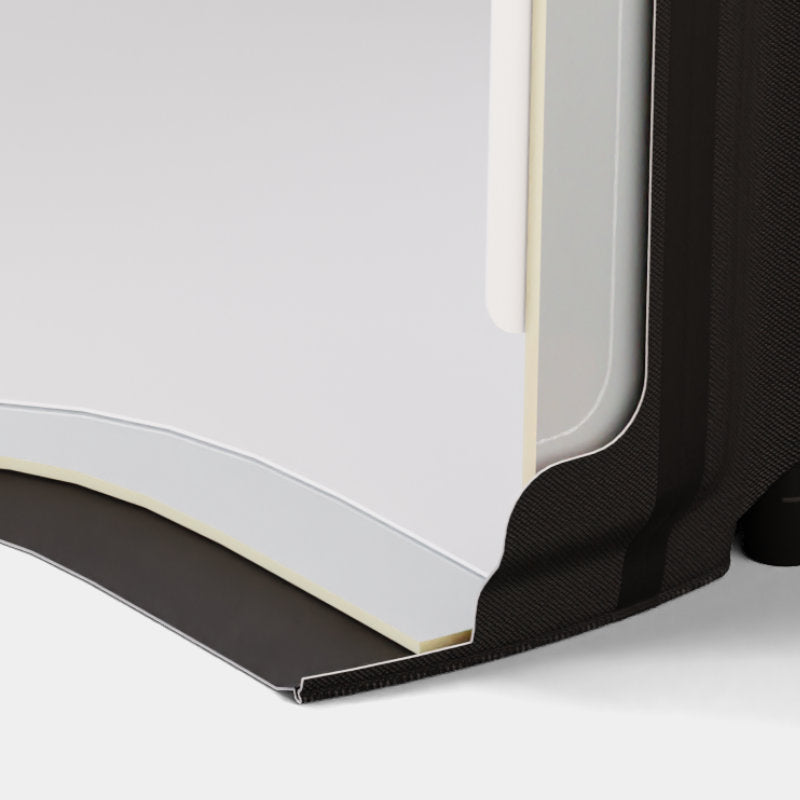 The insulating layers that make up the LUMI ice bath