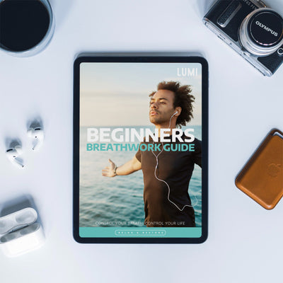 Lumi Breathwork Guide on iPad scene