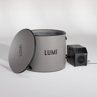 The LUMI Pod Pro ice bath and Mini Chiller 2