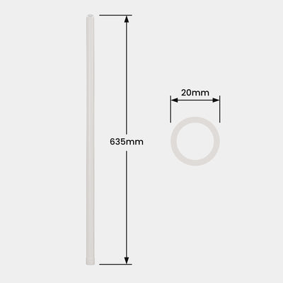 LUMI white Pod legs height
