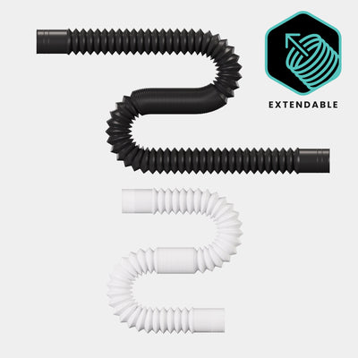 LUMI black and white drain hose