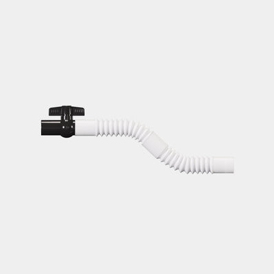 LUMI black drain hose and white hose