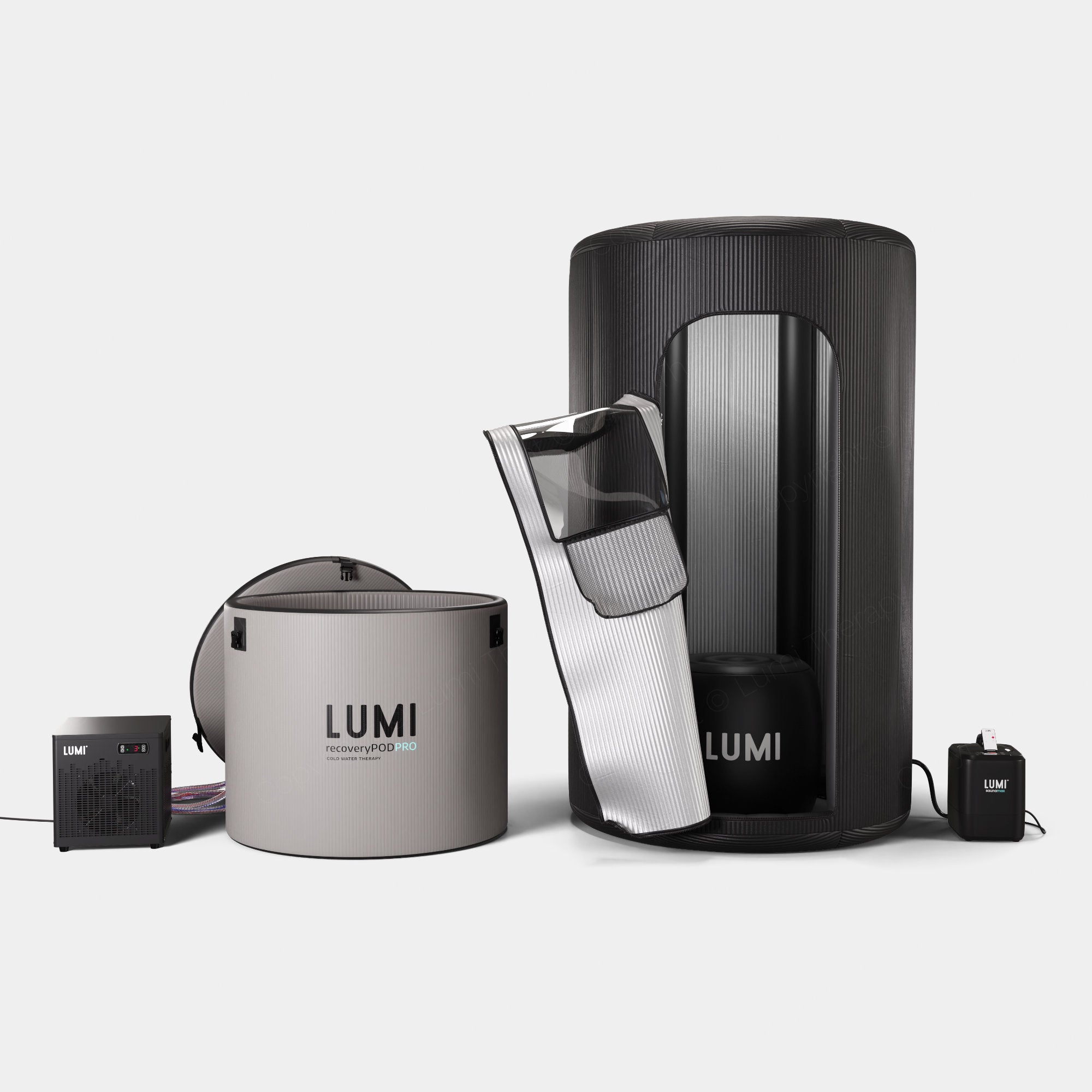 Sauna Max™ + Pod PRO™ Ice Barrel + Cube Chiller™ Bundle