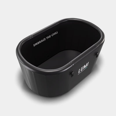 LUMI Recovery Duo PRO ice bath viewed from above