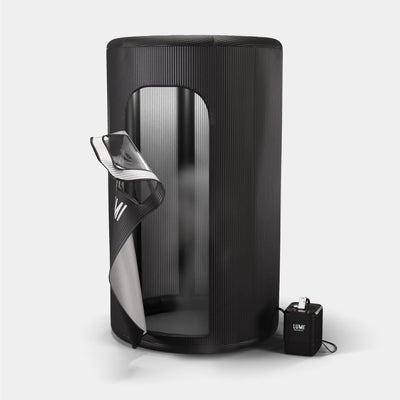 LUMI Steam Sauna MAX, with door open