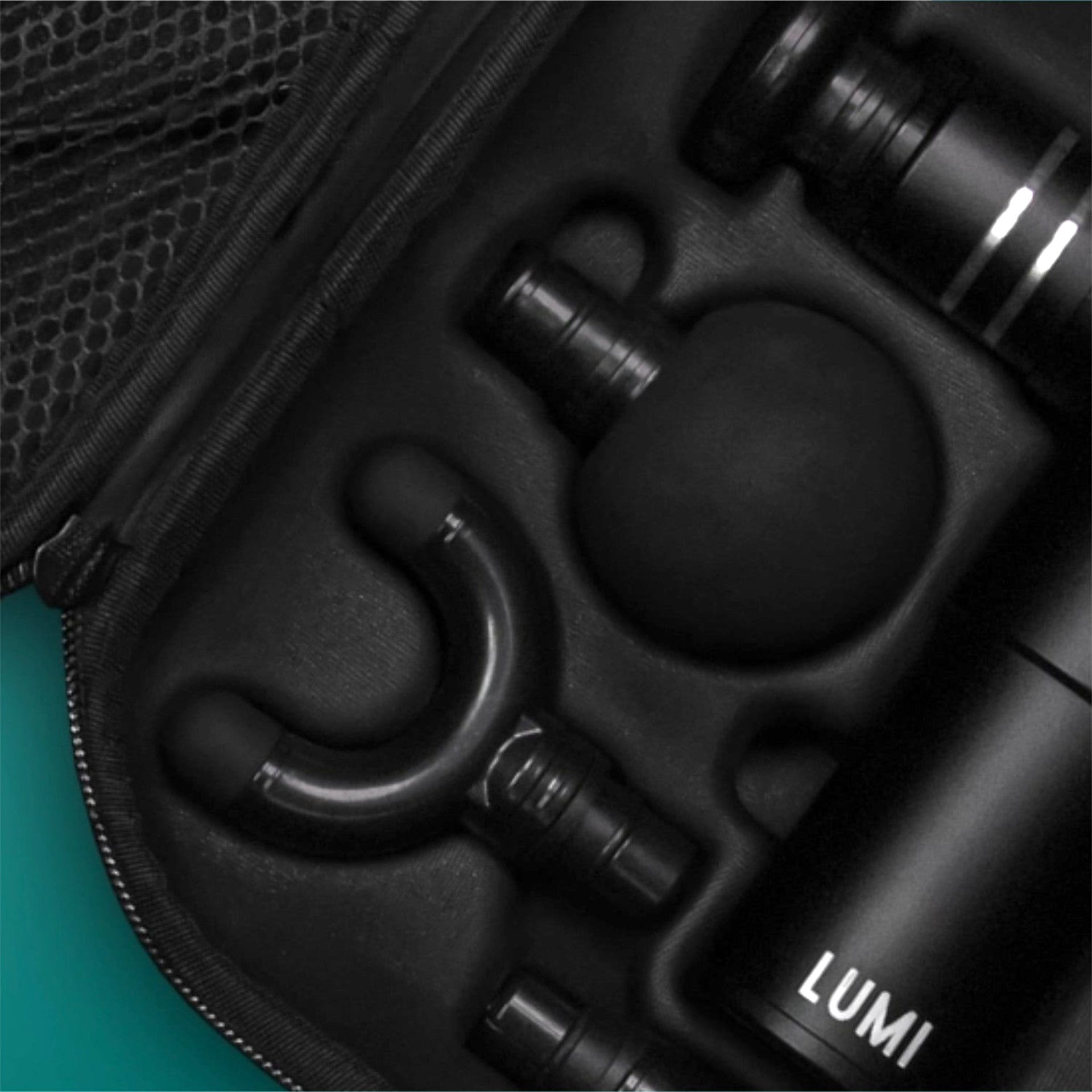 miniPRO Massage Gun Lumi Therapy