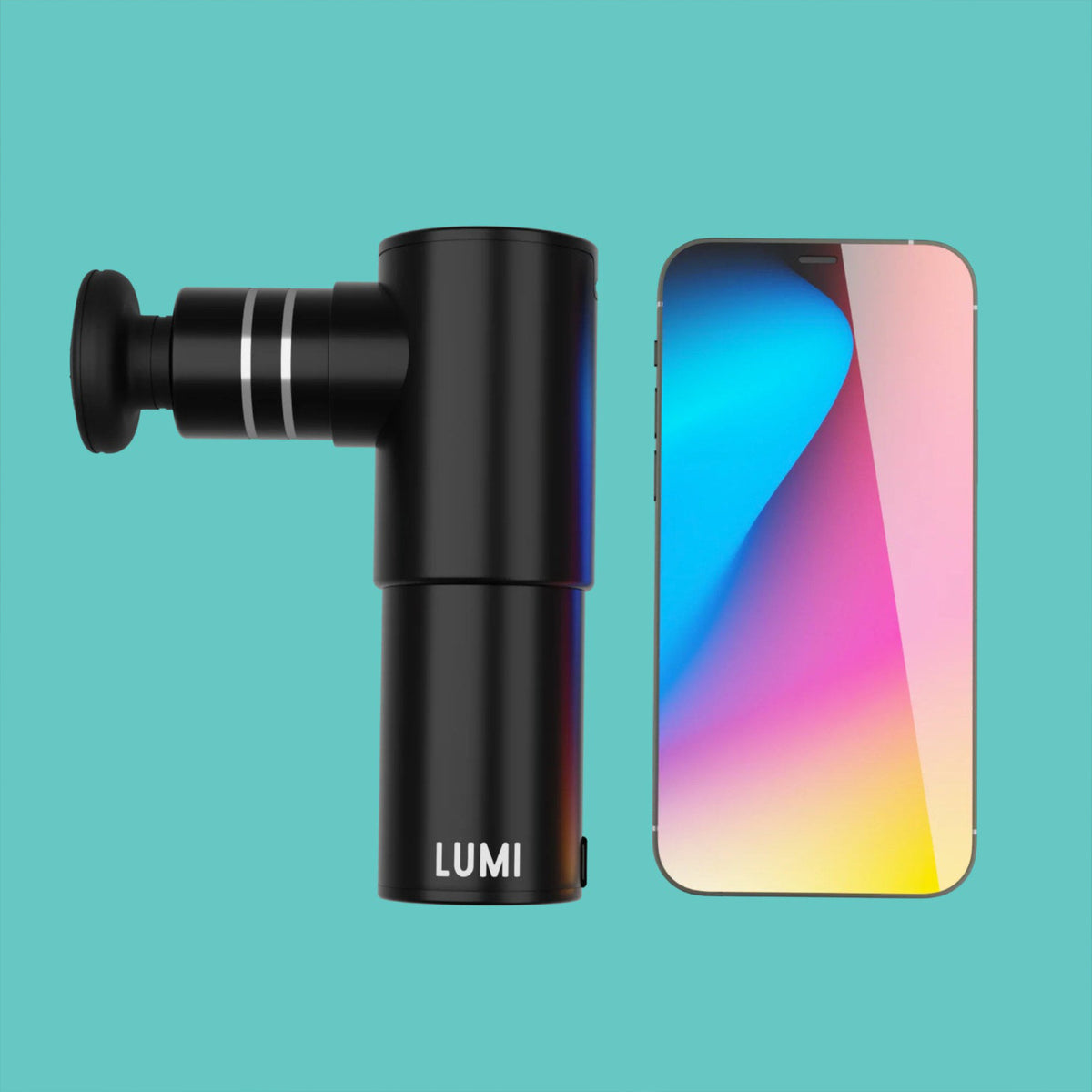 miniPRO Massage Gun Lumi Therapy