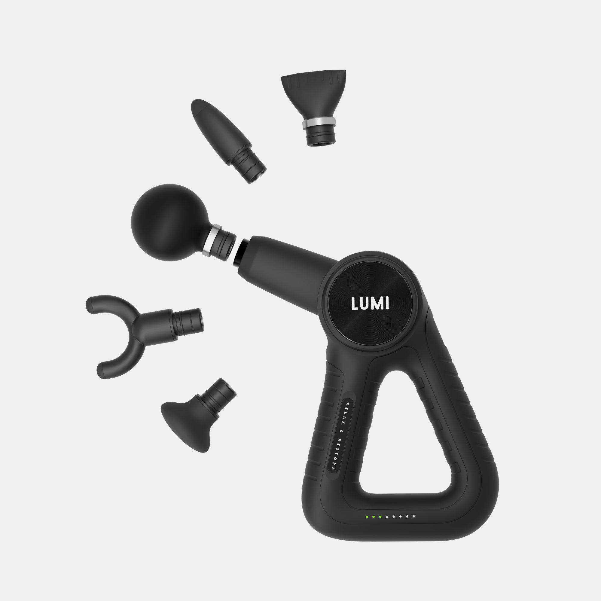 Lumi powerPro Massage Gun attachments