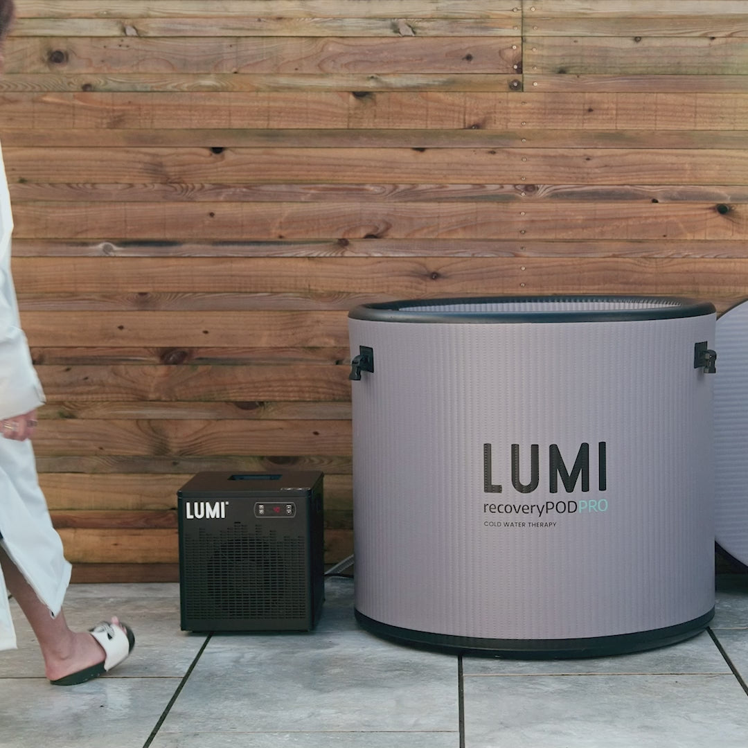Load video: Professional ice baths by LUMI