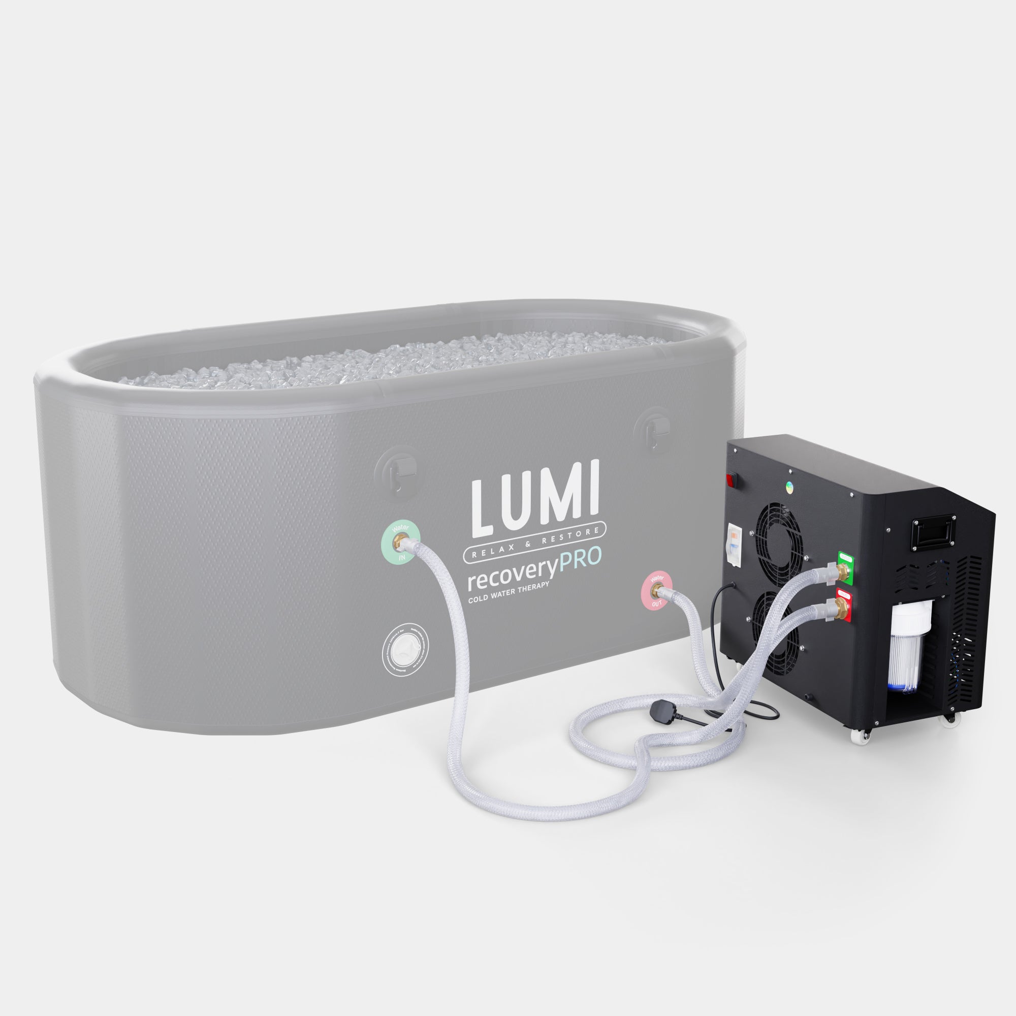Lumi CT1 Chiller Heater System with Recovery Pro Bath