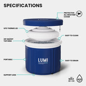 LUMI Pod MAX™ Ice Bath LIMITED EDITION OCEAN